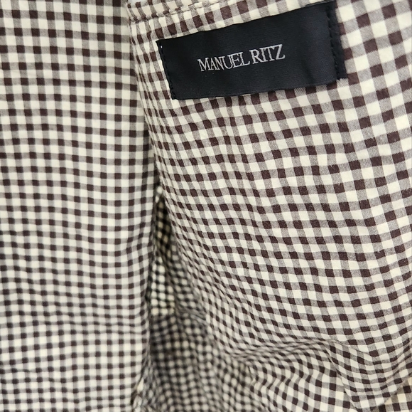 Manuel Ritz blazer size L, unlined spring summer - Picture 8 of 8